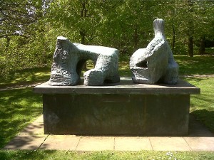 Henry Moore sculpture at Scottish National Gallery